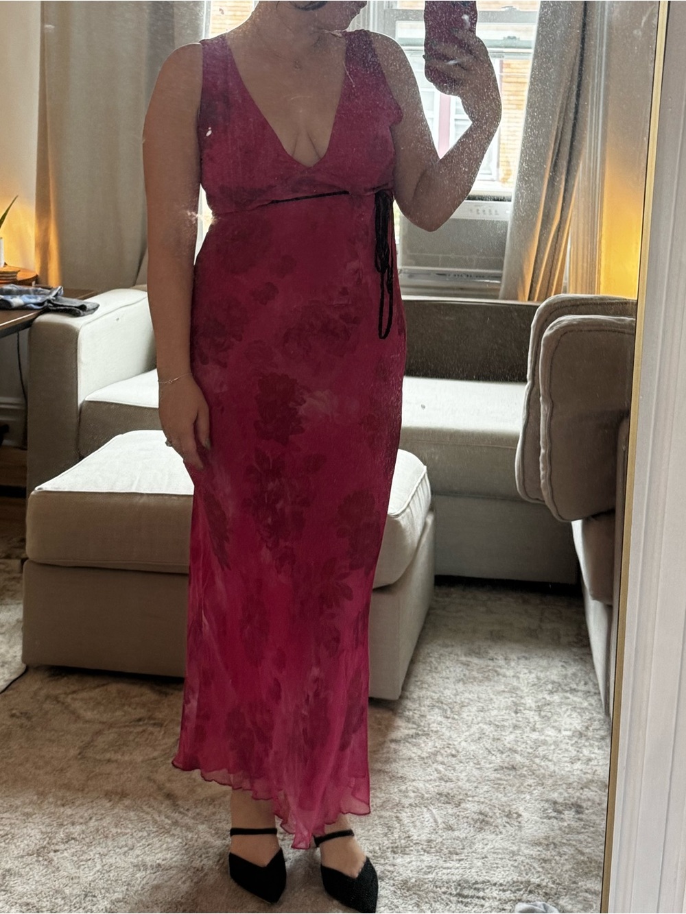 Realisation Par Fuchsia V-Neck Maxi Dress - Picture 3 of 8